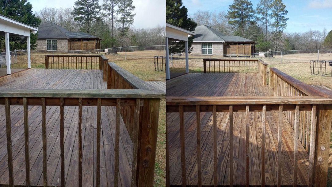 Amazing Deck Cleaning Service Performed in Fortson, GA