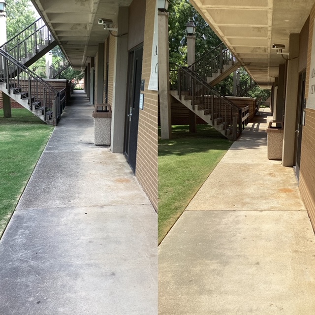 Top Quality Commercial Sidewalk Cleaning Performed in Phenix City, AL
